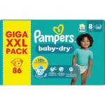 Online Pampers Baby-Dry Maat 8 Luiers