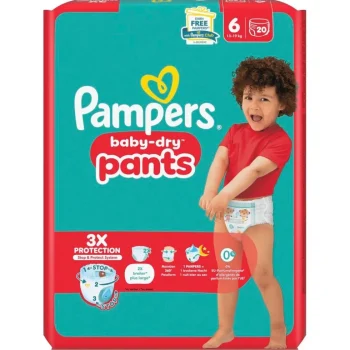 New Pampers Baby-Dry Pants Maat 6 Luierbroekjes