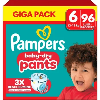 Sale Pampers Baby-Dry Pants Maat 6 Luierbroekjes