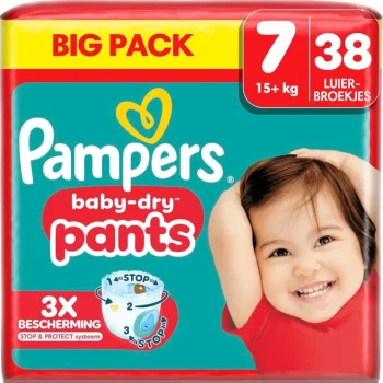 Hot Pampers Baby-Dry Pants Maat 7 Luierbroekjes