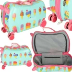 Online PerPhoenix Ride On Reiskoffer Kinderen Ijsjes Motief Op Wielen