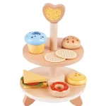 Clearance Playing Kids Houten High-Tea Set