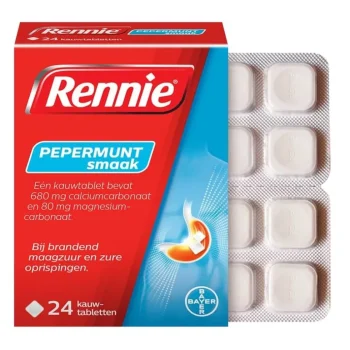 Discount Rennie Pepermunt Kauwtabletten