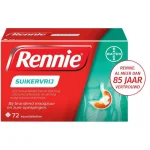 Best Rennie Suikervrij Kauwtabletten