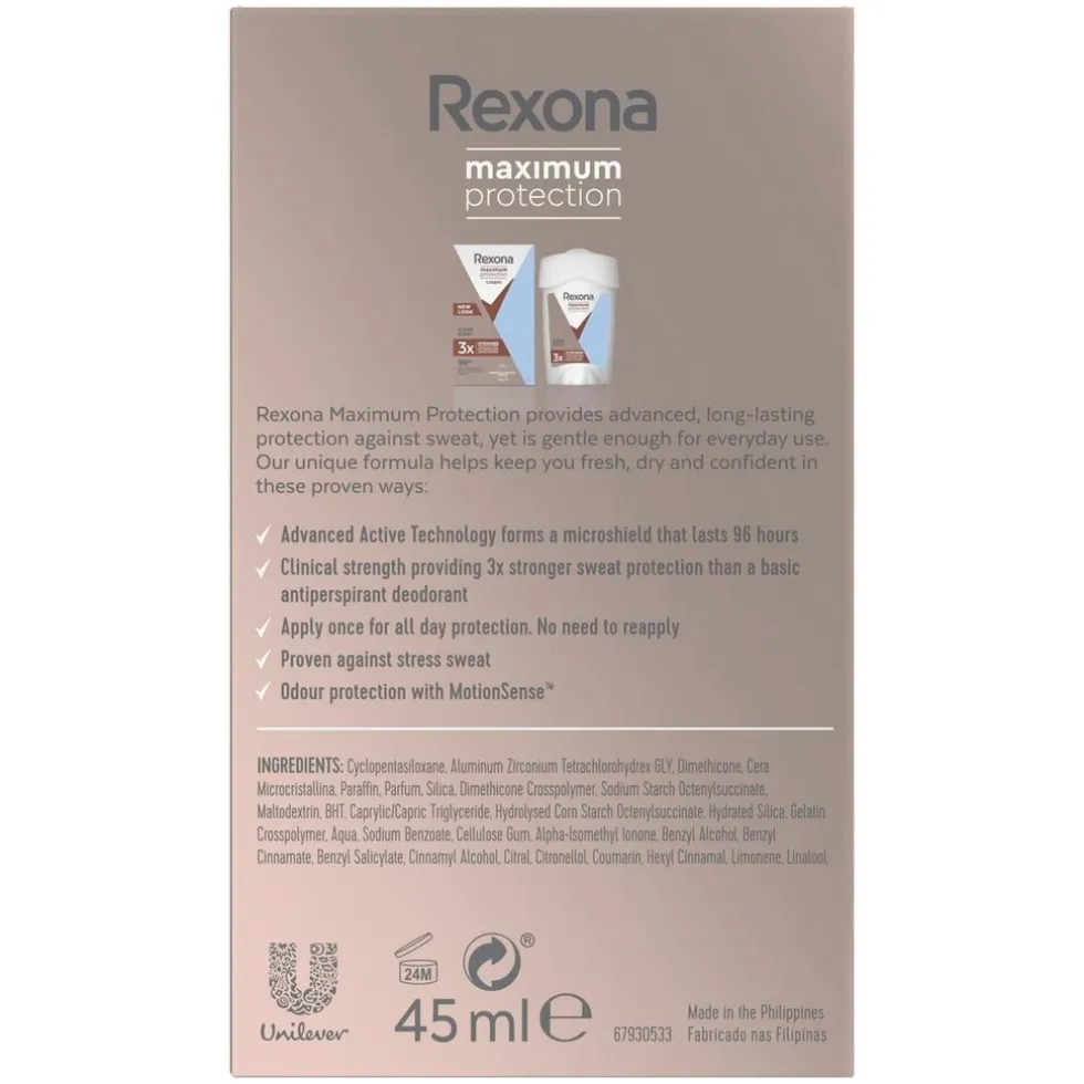 rexona-women-maximum-protectio-XFqgYvMn-5.webp Best Rexona Women Maximum Protection Clean Scent Antitranspirant Stick