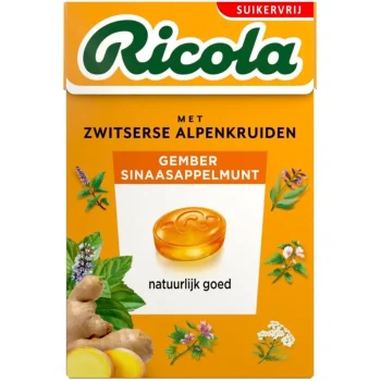 Online Ricola Gember Sinaasappelmunt Kruidenpastilles