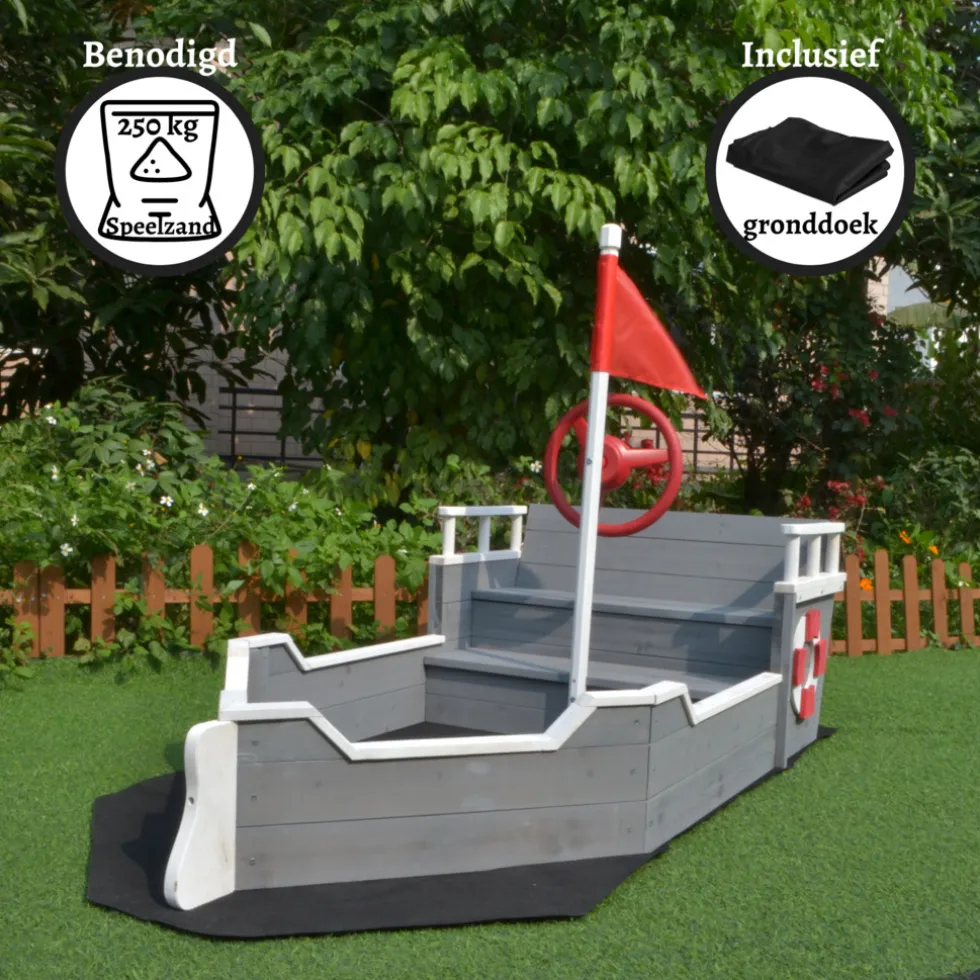 rijoka-houten-zandbak-schip-in-qmPBJmUg-2.webp Discount Rijoka Houten Zandbak Schip Inclusief Grondzeil Zitbank Met Opbergvak