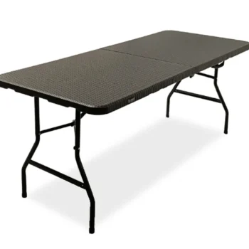 Discount Rijoka Klaptafel Inklapbare Campingtafel Rattan Design 6 Tot 8 Personen