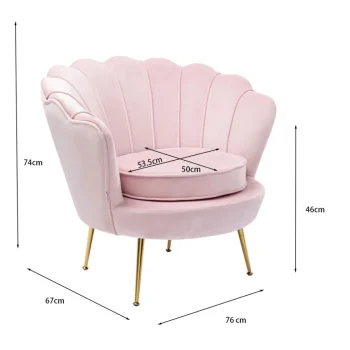 Discount Overig Russle Schelp Fauteuil Velvet