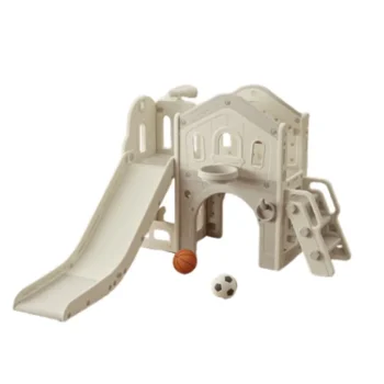 Outlet Russle Speeltoestel Toren 3 In 1 Nature Met Glijbaan