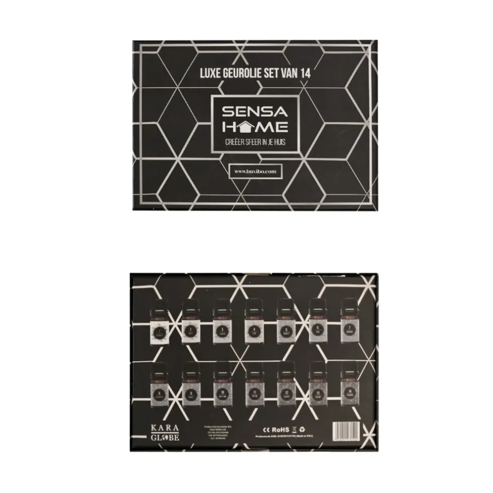 sensahome-geurolin-set-14-prem-lXZyQCHN-3.webp Clearance SensaHome Geuroliën Set 14 Premium Geuren Voor Luchtbevochtiger Aromadiffuser Oliebrander