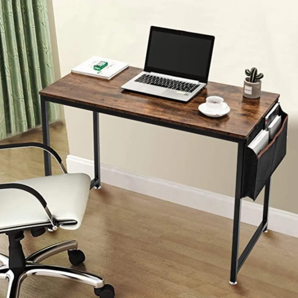 sensahome-retro-schrijftafel-b-jYVTLBnD-1.webp New SensaHome Retro Schrijftafel Bureau Computertafel Met Metalen Frame