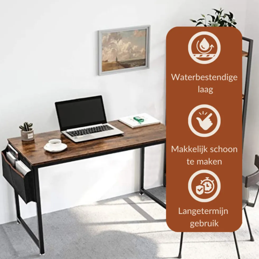 sensahome-retro-schrijftafel-b-jYVTLBnD-4.webp New SensaHome Retro Schrijftafel Bureau Computertafel Met Metalen Frame