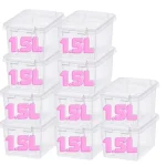 Fashion SmartStore Set Van 10 Stevige Opbergbox Classic 1.5L