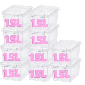 Fashion SmartStore Set Van 10 Stevige Opbergbox Classic 1.5L