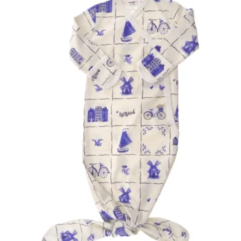 Hot Snoozebaby Delfts Blue Newborn Slaapzak 0-3 Mnd