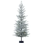 Online Snowy Jersey Verlichte Kunstkerstboom