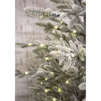 Online Snowy Jersey Verlichte Kunstkerstboom