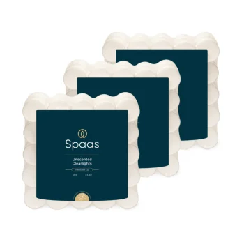 Fashion Spaas Clearlights Theelichten Wit 4,5u Ø3,8cm 3 X 50 Stuks
