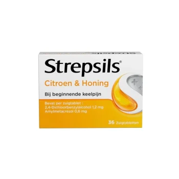 Hot Strepsils Citroen & Honing Zuigtabletten
