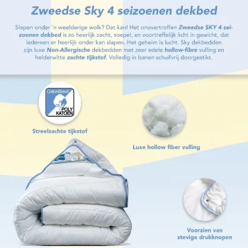 Hot Swedish Sky 4-seizoenendekbed