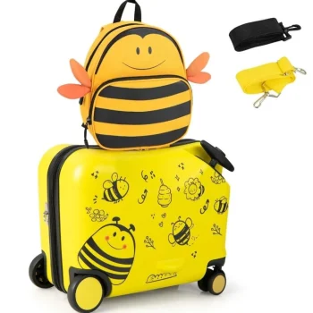 Online Trendmix 2 Delige Ride On Koffer Met Wielen Inclusief Rugtas Bijen