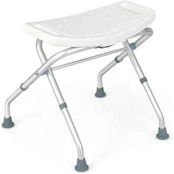 Hot Trendmix Lichtgewicht Opklapbare Douchekruk Verstelbaar In 3 Hoogtes Met Handgrepen