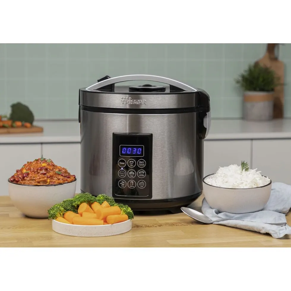 tristar-rk-6138-digitale-rijst-AZTmAAAl-4.webp Fashion Tristar RK-6138 Digitale Rijst- En Stoomkoker 2.2 L Capaciteit