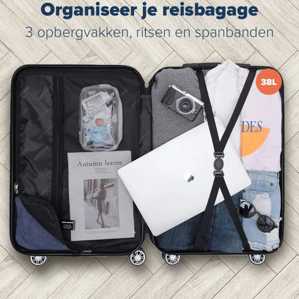 trvlmore-handbagage-koffer-OPFJOUZi-4.webp Clearance TRVLMORE Handbagage Koffer