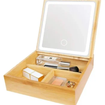Discount UNIQ 2-in-1 Led Make-upspiegel Sieradendoos En Make-up Organizer