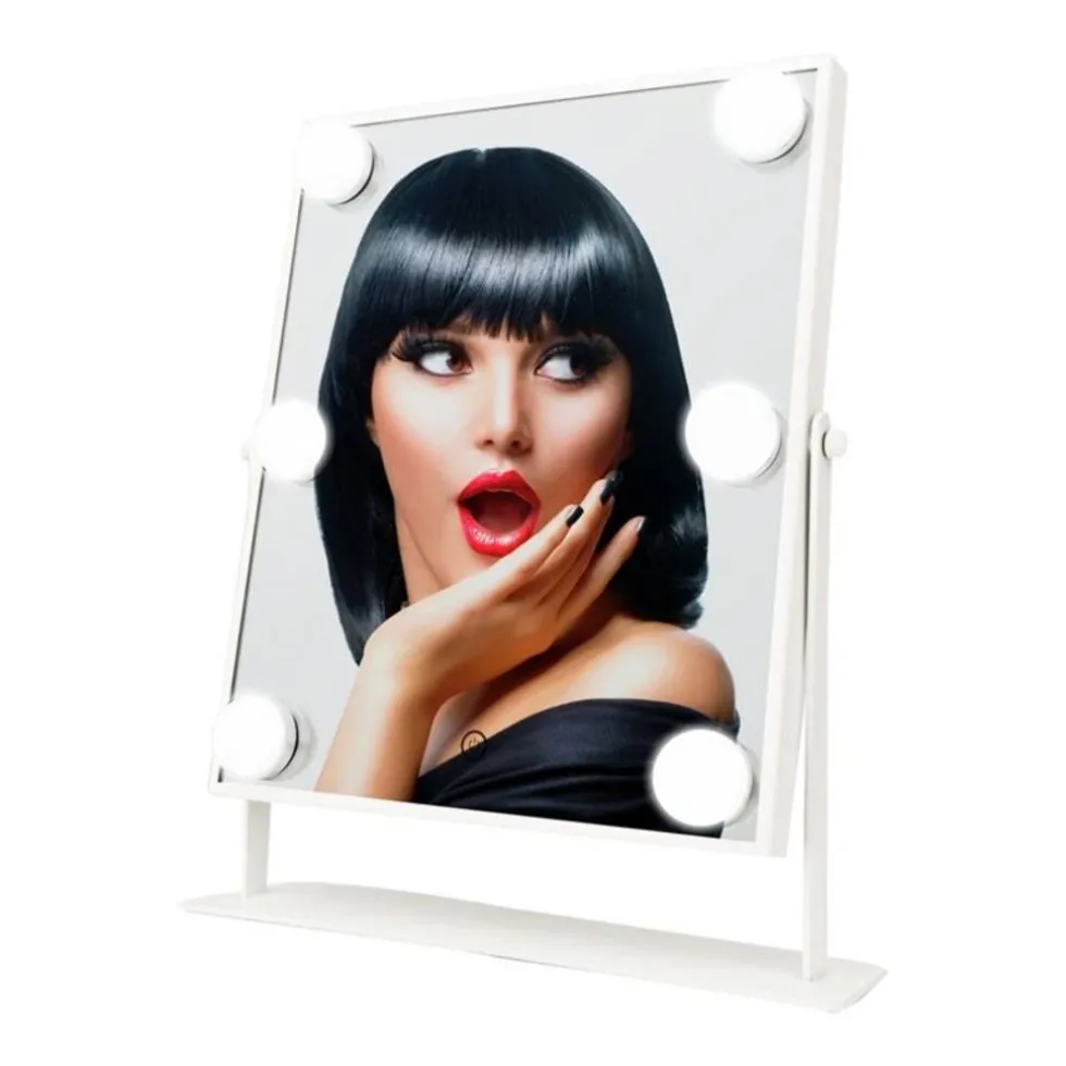 uniq-xl-hollywood-make-up-make-VhOfJjvG-4.webp Hot UNIQ Xl Hollywood Make-up Make-upspiegel Met 6 Led Lampen En Aanraakfunctie