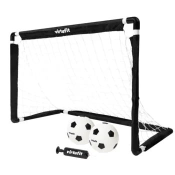 Hot VirtuFit Kinder Voetbaldoelen Set Met 2 Ballen En Pomp