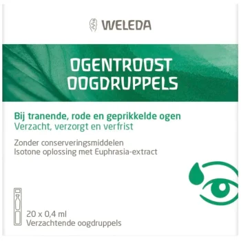 New Weleda Ogentroost Oogdruppels Ampullen