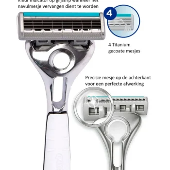 Clearance Wilkinson Sword Quattro Titanium Sensitive Limited Edition Scheermes