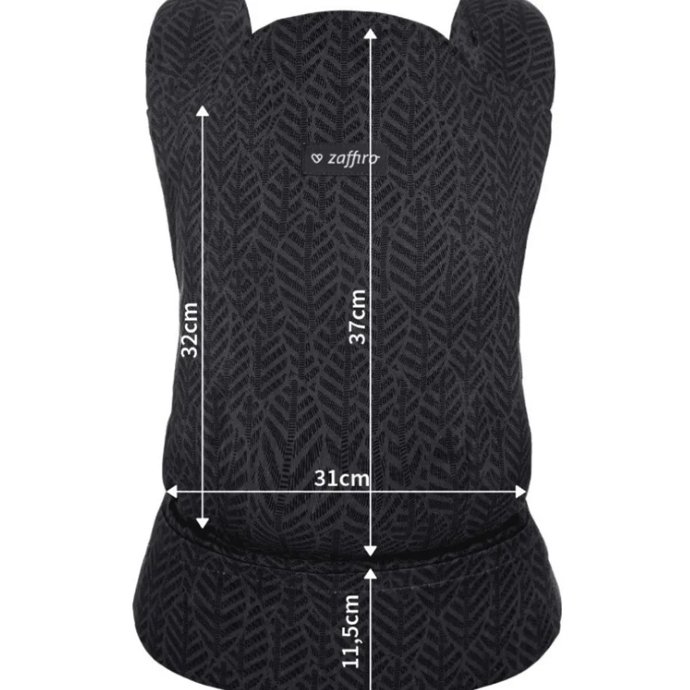 zaffiro-city-graphite-leaves-e-evNOFVHF-1.webp Hot Zaffiro City Graphite Leaves Ergonomische Draagzak